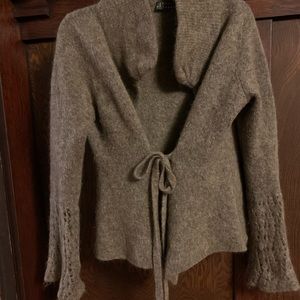 No man’s land Cashmere wrap sweater M
